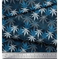 thumbnail image 2 of Soimoi Rayon Fabric Dot & Chestnut Leaves Fabric Prints by Yard 42 Inch Wide, 2 of 3