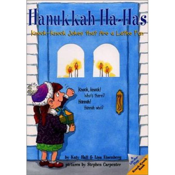 Pre-Owned Hanukkah Ha-Has: Knock-Knock Jokes that Are a Latke Fun (Lift-The-Flap Knock-Knock Book) (Paperback) 0694013617 9780694013616