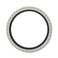 thumbnail image 2 of Disketp Funny Cat White Elastic Microfiber Steering Wheel Cover for Truck,SUV,Cars,Universal 15 inch,Anti-Slip, 2 of 6