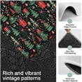 thumbnail image 3 of Dark Christmas Tree and Gift Pattern Kitchen Rugs Sets Of 3,Kitchen Runner Rugs Non Skid Washable,Decorative Kitchen Floor Mats for Kitchen,Sink,Laundry,17"x30"+ 17"x47" + 17"x59", 3 of 6