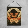 thumbnail image 4 of Orange Butterfly Moon Flower Aesthetic Retro Pattern Double Sided Garden Flag Decorative Weather Resistant Yard Flag, Large DIY Vertical Flag for Farmhouse Patio Lawn, 28x40 Inch, 4 of 6