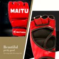 thumbnail image 4 of Yuarrent Guantes de Taekwondo engrosados, guantes de boxeo dinámicos y resistentes al desgaste para practicar Kickboxing de forma segura Accesorios para máquinas de ejercicios negro, 4 of 6