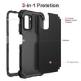 thumbnail image 2 of Allytechgroup Galaxy S24 FE Case,Rugged Military Grade Shockproof Bumper Dual Layers PC Anti-Scratch Case Cover for Samsung Galaxy S24 FE 6.7" - Black, 2 of 6