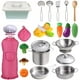 thumbnail image 1 of Juego de chef para niños, juegos de repostería para niños con delantal, gorro de chef, disfraz de chef, traje de chef para niñas de 2, 3, 4, 5, 6, 7 y 8 años, 1 of 4