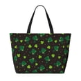 thumbnail image 2 of Xecao St. Patrick's Day8 for versatile beach bag for women includes zipper pockets and waterproof material, ideal for vacations and adventures., 2 of 7