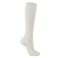 thumbnail image 1 of FrostHike Relief Thigh High 29-31CM Open Toe Compression Stockings Unisex Extra Firm Legware with Silicone Band for Easy Donning(White), 1 of 4