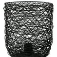thumbnail image 4 of Northlight Basket Weave-Style Iron Table Lamp - 14.5" - Black, 4 of 6
