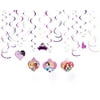 American Greetings Disney Princess Hanging Multi-color Party Streamers, 12 Count