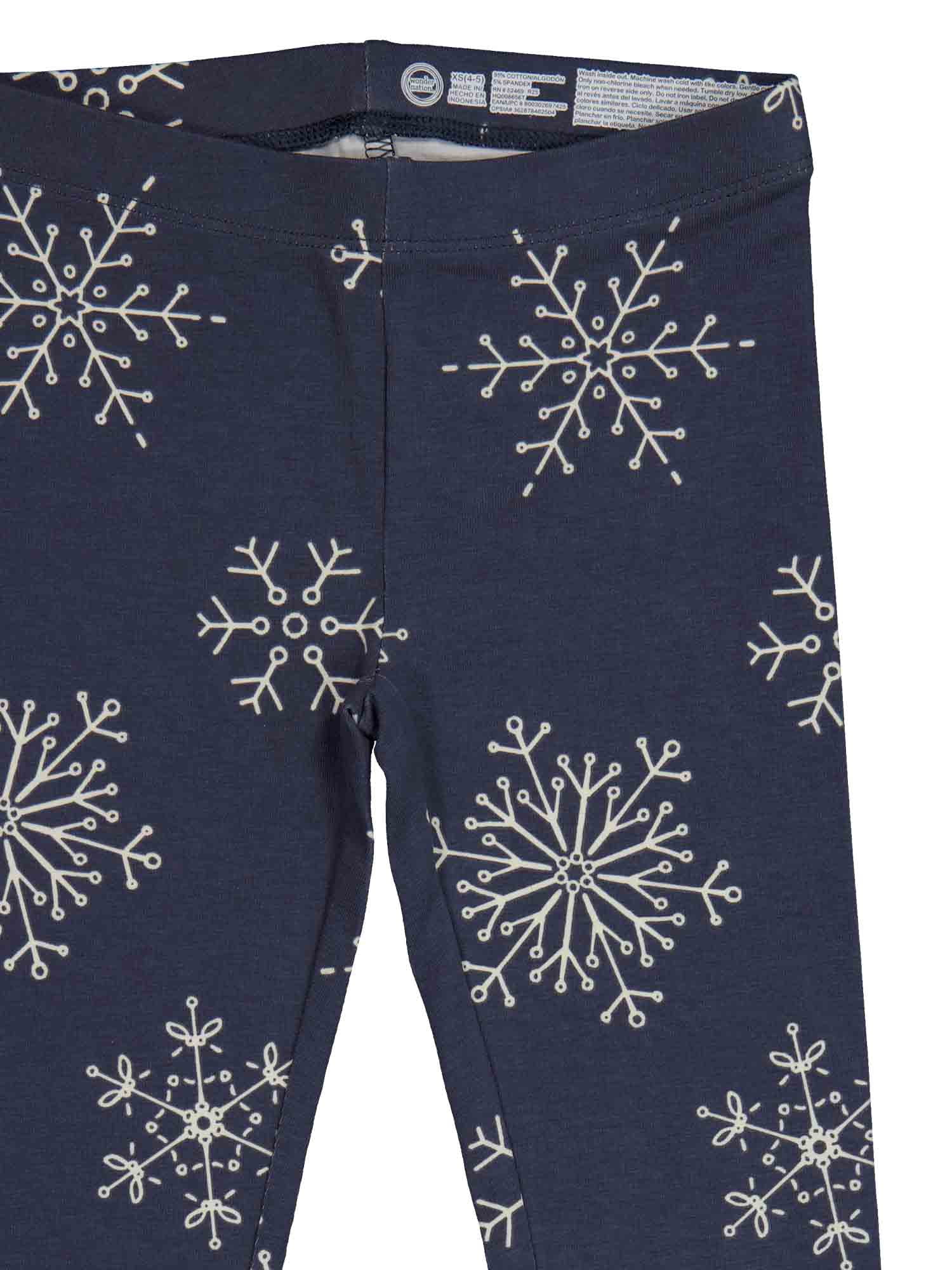 Wonder Nation Girls Kid Tough Leggings, Sizes 4-18 & Plus