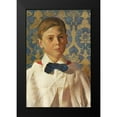 thumbnail image 2 of Pollitt, C. Stanley 13x18 Black Modern Framed Museum Art Print Titled - The Chorister, 2 of 5