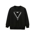 thumbnail image 2 of Viluyesy Boys Fleece Sweatshirt, Fashion Graphic Long Sleeve Crew Neck Casual Sports Clothes Black 5T, 2 of 4