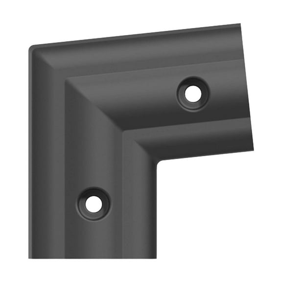 B&B Molders RV Top Rear Corner Cap, Black