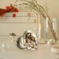 thumbnail image 6 of Nmdmisc Nativity Scene Ornaments,Acrylic Heart-Shaped Ornament of Jesus,Desktop Decorative Ornaments,Religious Gift for Family Friends and Christian,B, 6 of 6