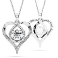 thumbnail image 1 of Collar con colgante en forma de corazón SIGALIT Moissanite S925 Silver, 1 of 9
