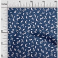 thumbnail image 2 of oneOone Cotton Flex Navy Blue Fabric Damask Sewing Craft Projects Fabric Prints By Yard 40 Inch Wide, 2 of 4