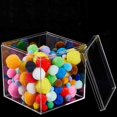 thumbnail image 3 of Caja de dulces de acrílico transparente de 3 piezas para fiestas de boda embalaje almacenamiento de joyas, 3 of 11