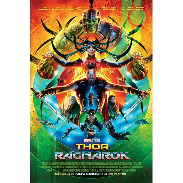 Thor Ragnarok Movie Poster Poster Print - Walmart.com - Walmart.com