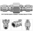 thumbnail image 3 of Adaptateur Pcp à Connexion Rapide en Acier Inoxydable 8mm Double Extrémité Mâle, 3 of 4