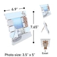 thumbnail image 2 of CoTa Global Moonlight Beach 3.5x5 Frame - Wooden Photo Frame with Boat and Nautical Ropes for Summer Vacation Memory, Handmade Sailing Nautical Picture Frame For Tabletop or Wall Hang - 7.65 Inch, 2 of 7