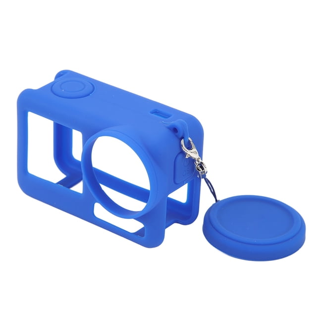 Funda de Silicona para Action 4/3 Funda Protectora de Silicona Resistente Al Polvo Al Agua Antiarañazos Funda de Silicona con Cubierta de Lente de Silicona y Cordón para ANGGREK Otros