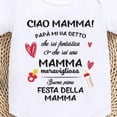 thumbnail image 6 of Caqnni Baby 12-18 Months One-Piece Romper Childrens Bodysuit Newborn Printed Short Sleeved Romper Comfortable A26-Wine, 6 of 6