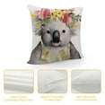 thumbnail image 4 of JEUXUS  Koala Logo Throw Pillow Covers Animal Cute Koala with Garland Rustic Farmhouse Pillowcase Cushion Cover for Home Sofa Pillow Covers,, 4 of 5