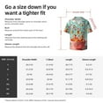 thumbnail image 5 of Balery Floating Colorful Cereal Camisa Casual de Manga Corta con Botones para Hombre, Texturizada, Estilo Cubano, para Playa, Verano-3X-Large, 5 of 5