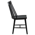 thumbnail image 5 of Middleton Solid Wood Dining Side Chair Black (Set of 2), 5 of 12
