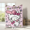 thumbnail image 1 of 3D Printing, Cartoon Soft Double Flannel Blanket, Super Soft Blanket, Suitable For Living Room, Sofa, 1 of 3