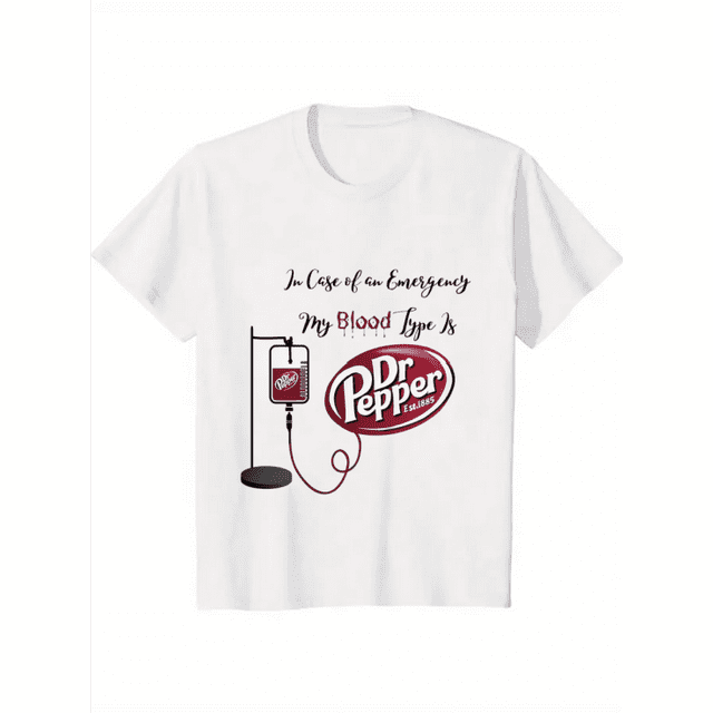Cheeky Dr. Pepper T-Shirt – Funny Blood Type Statement for Any Soda Fan
