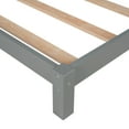 thumbnail image 7 of House Platform Bed, Twin Size Floor Bed with Headboard and 8 Wood Slats Support, Montessori Floor Bed Frame for Kids Boys Girls, No Box Spring Needed, Gray, 7 of 7