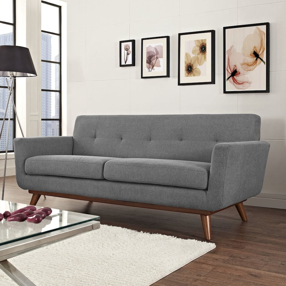 Modway Engage Upholstered Tufted Loveseat, Multiple Colors