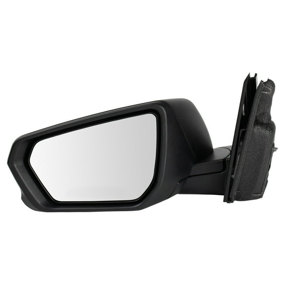 TRQ Side View Mirror Power Heated Triple Stripe Textured Black LH for GM SUV MRA04555