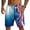 Blue-A#8041VV, variant on USA 250th Anniversary Flag Men Shorts Quick Dry Wide Leg Mens Shorts Beach with Pockets 4th of July Mens Lightweight Hiking Shorts