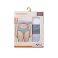 thumbnail image 4 of Warners® Blissful Benefits Women's Tummy-Smoothing Mid-Waist Microfiber 3-Pack Hipster S-3XL, 4 of 5