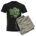 thumbnail image 6 of CafePress - Skulls Shamrock Men's Dark Pajamas - Men's Dark Loose Fit Cotton Pajama Set, 6 of 7