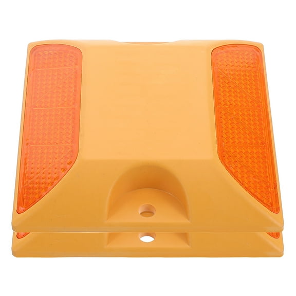 HOMEMAXS  2 Pcs Cast Aluminum Road Sign Double-layer Cover Reduction Mark