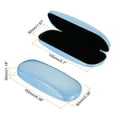 thumbnail image 2 of Glasses Case, PU Leather Hard Shell Portable Protective Concise Unisex Eyeglass Holder Protector Sparkle, Blue, 2 of 6