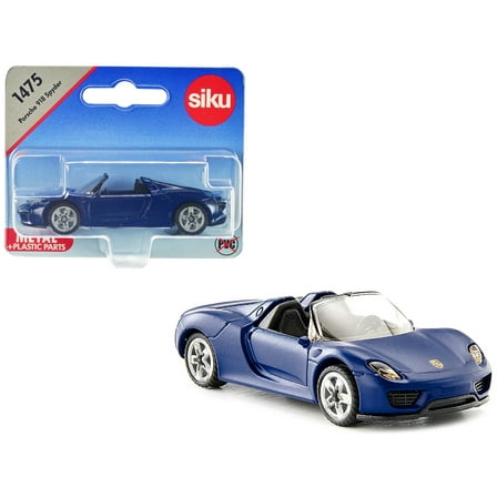 Porsche 918 Spyder Matt Blue Diecast Model Car by Siku