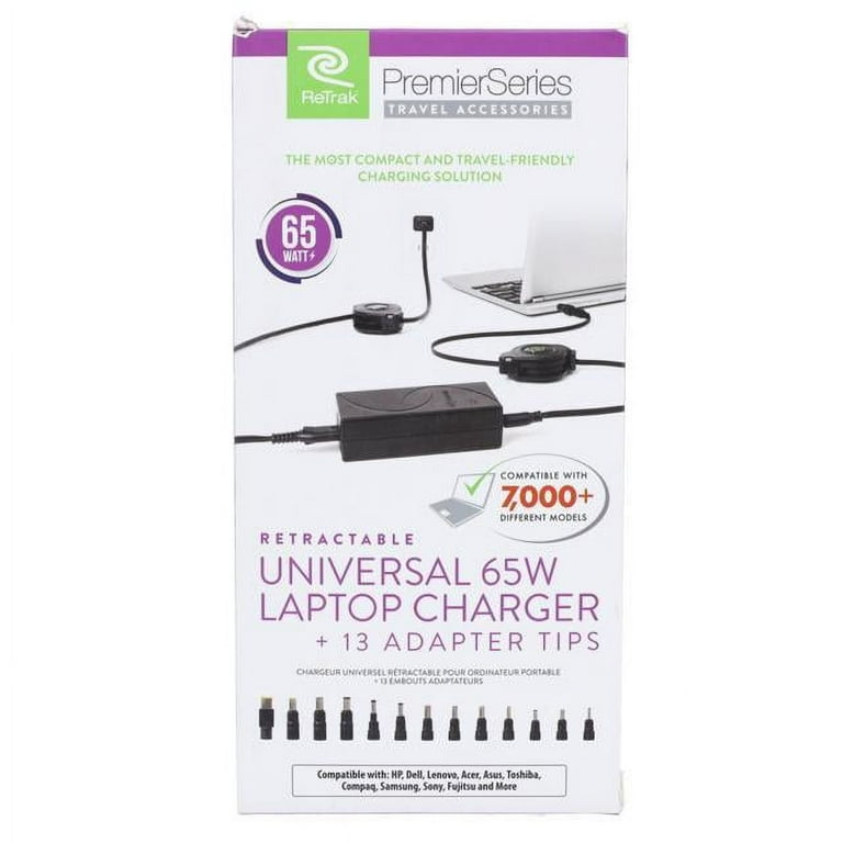 ReTrak 100W Retractable USB-C Notebook Charger White ETCHGNBC100 - Best Buy