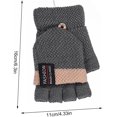 thumbnail image 3 of Guantes térmicos USB Guantes de invierno unisex Dos en uno Diseño lavable Módulo de conducción térmica Trabajo de conversión de calor eléctrico Trabajo de computadora de oficina Namotu MZQ-1142-5, 3 of 5
