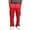 Red, variant on jsaierl Men's Drawstring Elastic Waist Solid Color Pocket Trousers Loose Sweatpants Casual Multi Pockets Lace-up Trousers