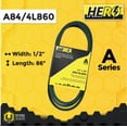 thumbnail image 2 of HERO® 1/2 inch x 86 inch Aramid Kevlar Lawn Mower Belt Replacement For Reference A84 4L860, 2 of 2