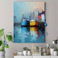thumbnail image 4 of Qisvanset 12x16 Inch Sunset Meadow Floral Landscape Canvas Print Wall Art, 4 of 5