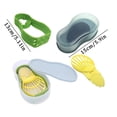 thumbnail image 3 of Oleegame 2PC Potato Fry Cutter Remover Multifunctional Peeler Fruit Tools 5 In 1 Set Core Closure Bags Lids Boxes Cutter Suitable For Fruit Green, 3 of 9