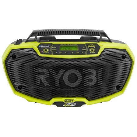 Ryobi P746 One+ 18-Volt Lithium Ion / AC Dual-Powered AM/FM Stereo System