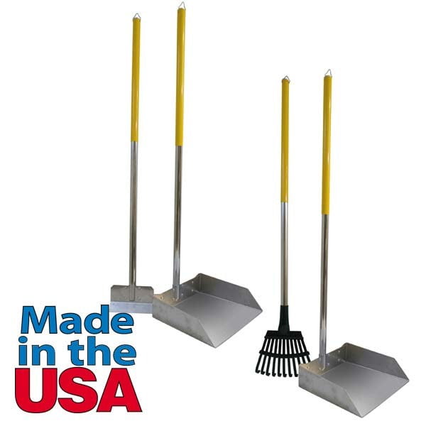 Poop Scoop W/Alum Handle 4ft Scp/Rake