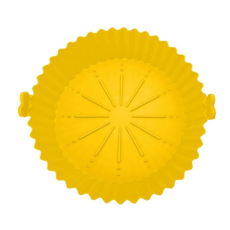 

XIAOFFENN Fryer Silicone Pot Replacement Of Parchment Paper Liners No More Cleaning Basket After Using The Fryer - Food Safe Fryers Oven Accessories