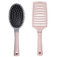 thumbnail image 1 of Cepillo de pelo curvado con ventilación | Cepillo para desenredar | Cepillo para Enredos y Nudos | Cepillo para Hombres y Mujeres | Cepillos de pelo con ventilación para flujo de aire, 1 of 5