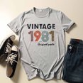 thumbnail image 3 of Camiseta de regalo de cumpleaños número 50 de Pntutb para mujer, camiseta Vintage 1971 con piezas originales, camiseta bonita Pntutb Pntutb-5632, 3 of 5
